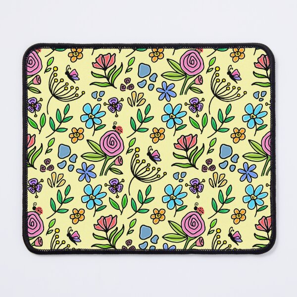 Item preview, Floral Garden Mural pattern (4th copy) designed and sold by Charmy Design.