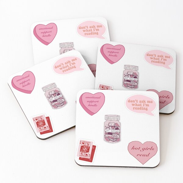 Item preview, Bookish aesthetic sticker pack designed and sold by surfyqueen100.