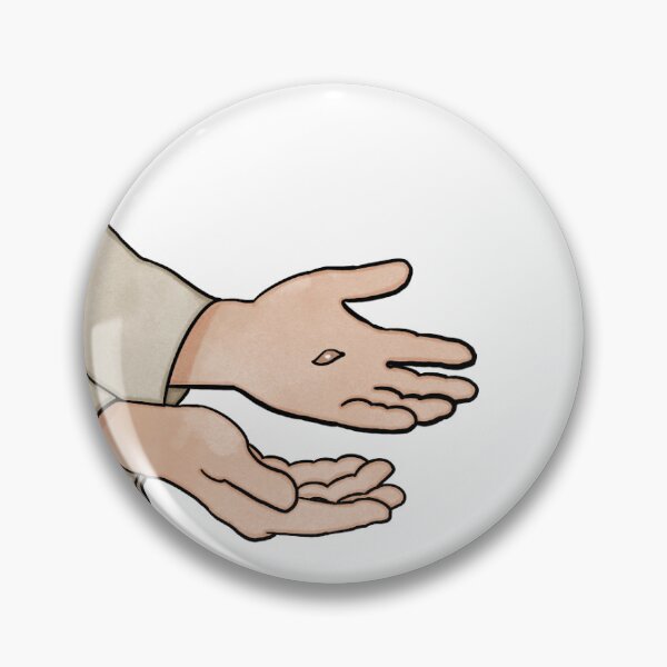 Item preview, His Hands Sticker designed and sold by Happyrenee11.