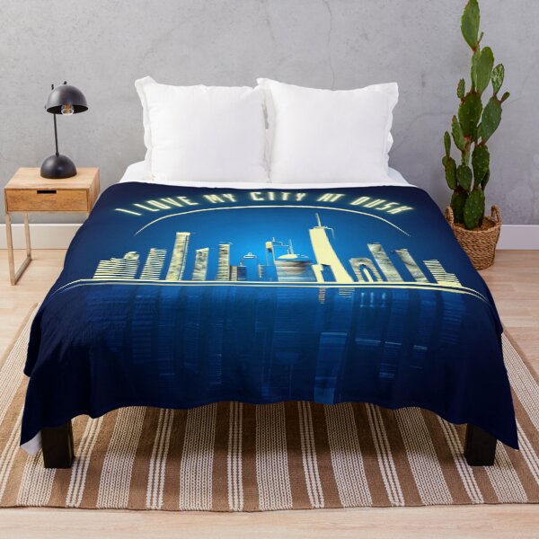 Item preview, Amo mi ciudad al anochecer, el efecto del logo de la ciudad. designed and sold by silent-violin.