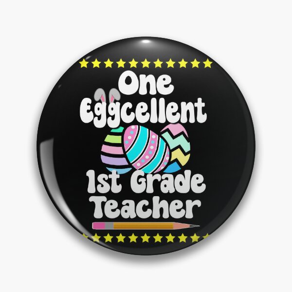 Item preview, One Eggcellent 1st First Grade Teacher Happy Easter Hoppy Egg Bunny Tutor designed and sold by FlorenciaBliss.