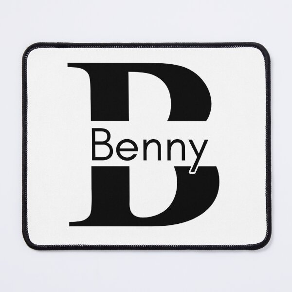 Item preview, Initial B Monogram Benny Name Label  designed and sold by NafilNafiz.