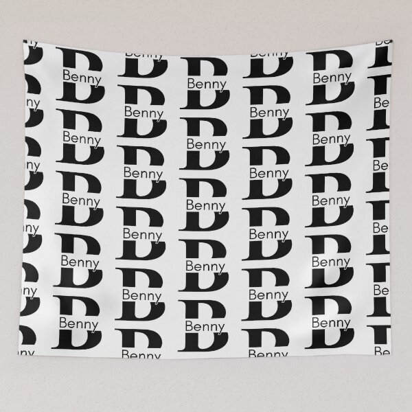 Item preview, Initial B Monogram Benny Name Label  designed and sold by NafilNafiz.