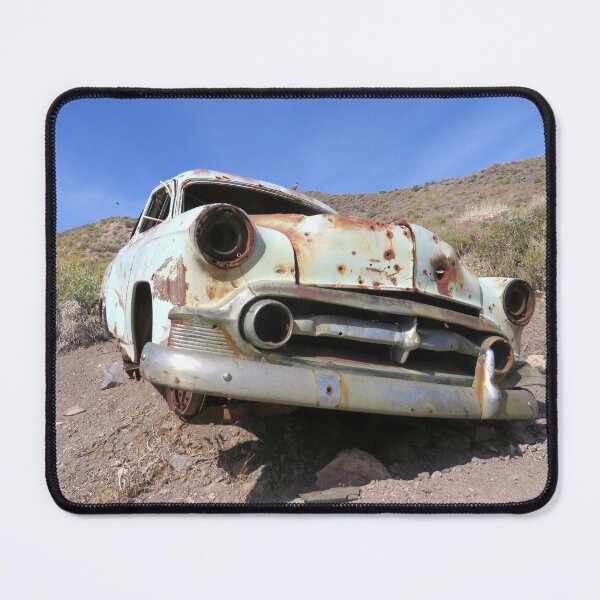Item preview, Rusty Abandoned Old Car in Death Valley  designed and sold by tumbleweedphoto.