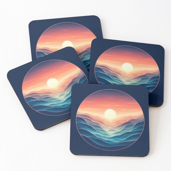 Item preview, Ocean Sunset Serenity designed and sold by LyssasMindArt.