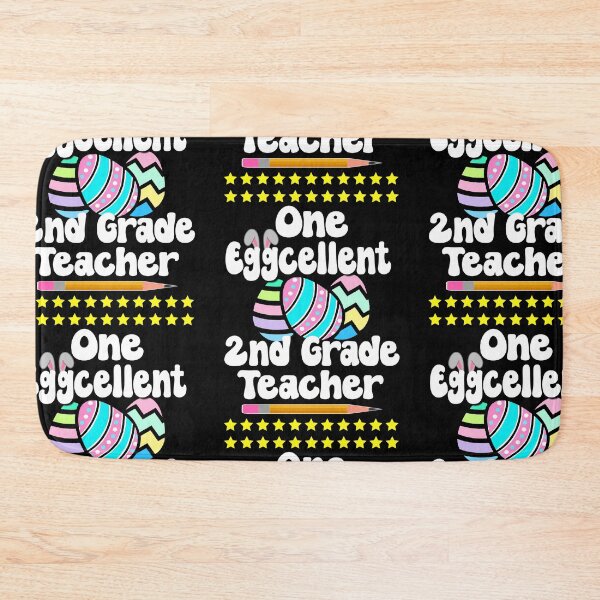 Item preview, One Eggcellent 2nd Second Grade Teacher Happy Easter Hoppy Egg Bunny Tutor designed and sold by FlorenciaBliss.