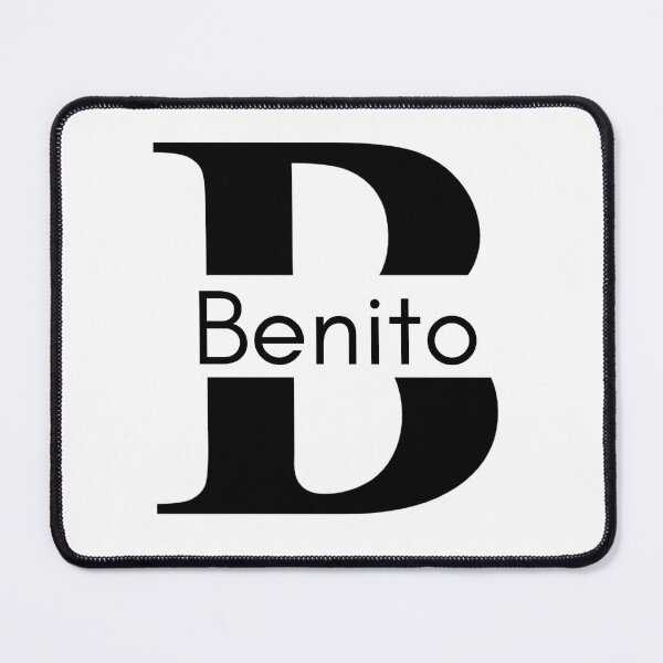 Item preview, Initial B Monogram Benito Name Label designed and sold by NafilNafiz.