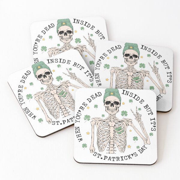 Item preview, When you're dead inside but it's st. Patrick's day designed and sold by OfftopSocial.