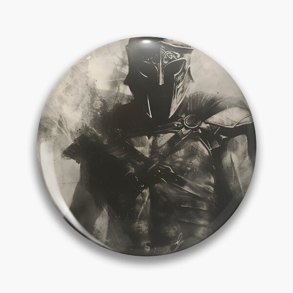 Item preview, Black and white charcoal sketch of a Roman gladiator designed and sold by dcrc.