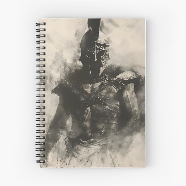 Item preview, Black and white charcoal sketch of a Roman gladiator designed and sold by dcrc.
