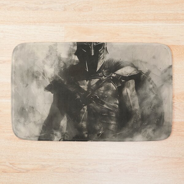 Item preview, Black and white charcoal sketch of a Roman gladiator designed and sold by dcrc.
