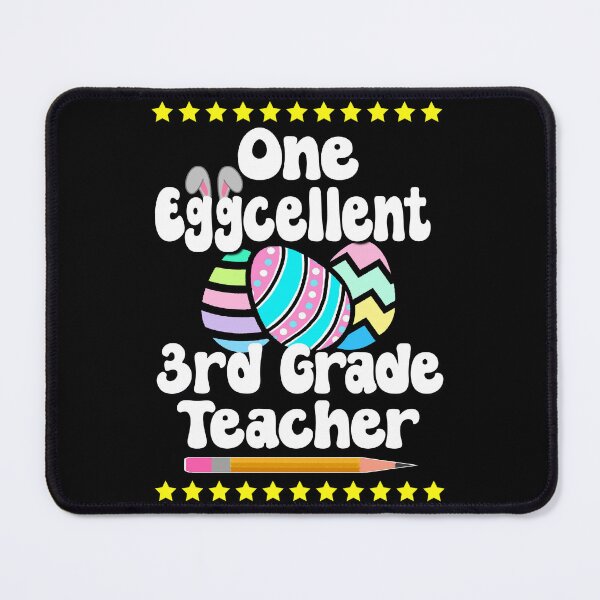 Item preview, One Eggcellent 3rd Third Grade Teacher Happy Easter Hoppy Egg Bunny Tutor designed and sold by FlorenciaBliss.