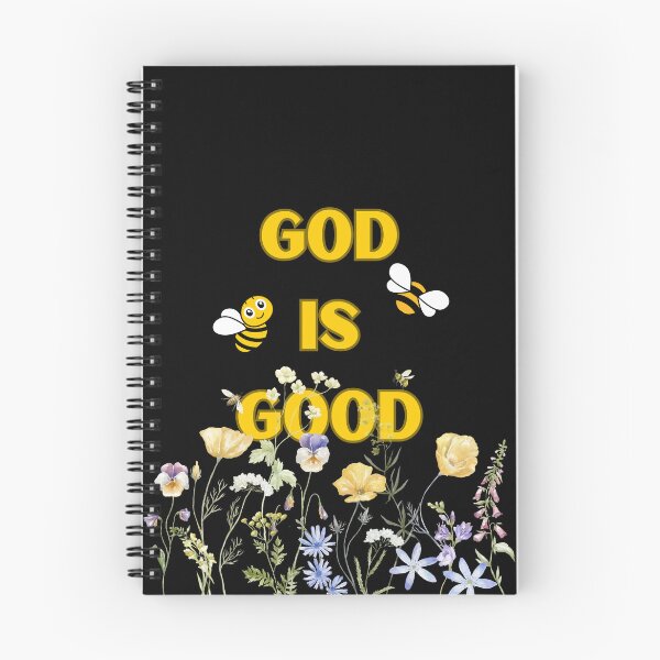 Item preview, God is Good Floral Bee designed and sold by MT Studio Designs.