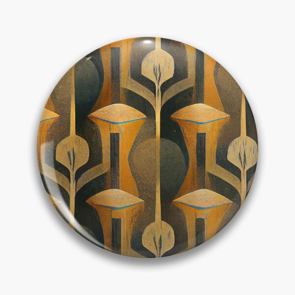 Item preview, Antique Golden Hues And Sage Art Deco Pattern designed and sold by DEC02.