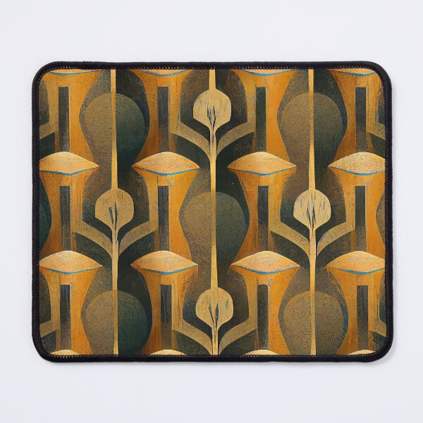 Item preview, Antique Golden Hues And Sage Art Deco Pattern designed and sold by DEC02.
