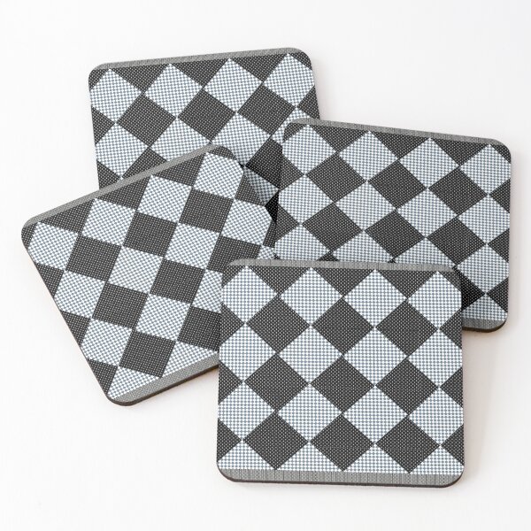 Item preview, Grey and white delux cozy checkered pattern Comforter by Belle Treasure Chest designed and sold by Luetta  Stuger- Fleming.