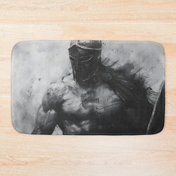 Item preview, Black and white charcoal sketch of a Roman gladiator designed and sold by dcrc.