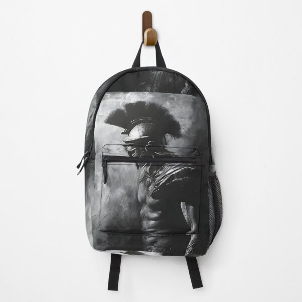 Item preview, Black and white charcoal sketch of a Roman gladiator designed and sold by dcrc.