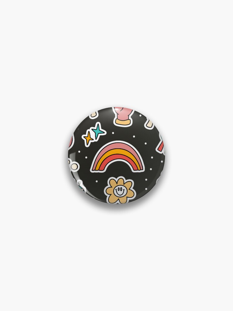 Thumbnail 1 of 3, Pin, Funky Pattern designed and sold by Funwaytrend.