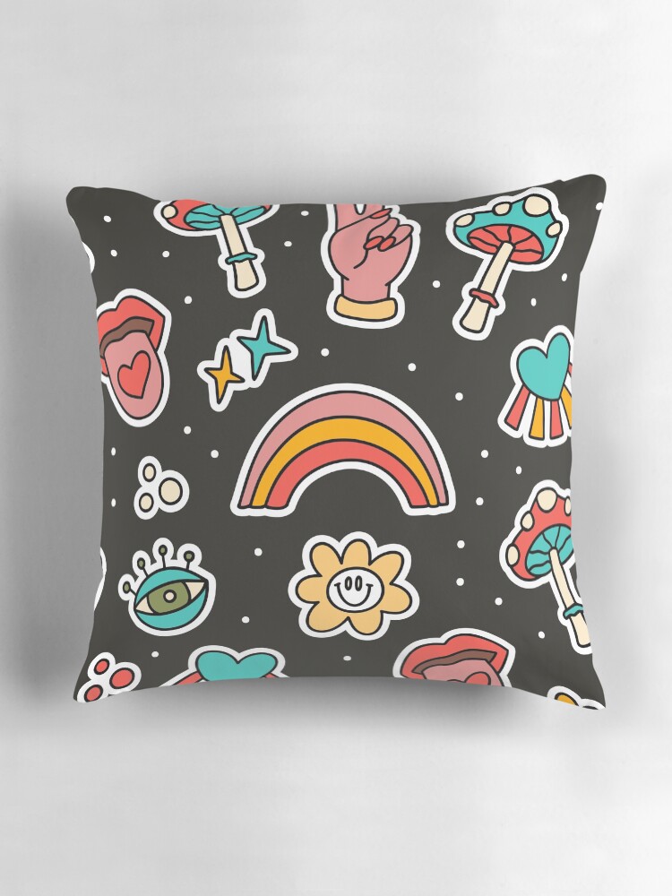 Thumbnail 3 of 4, Pillow, Funky Pattern designed and sold by Funwaytrend.