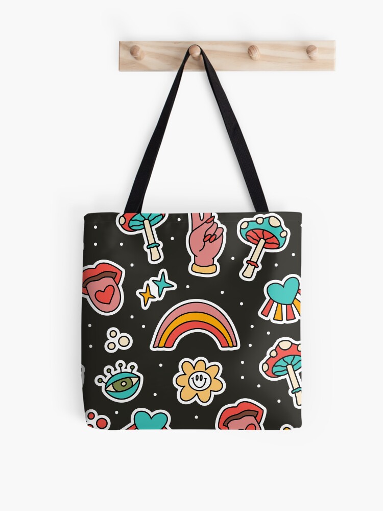 Thumbnail 1 of 2, Tote Bag, Funky Pattern designed and sold by Funwaytrend.