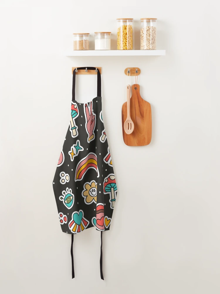 Thumbnail 4 of 6, Apron, Funky Pattern designed and sold by Funwaytrend.