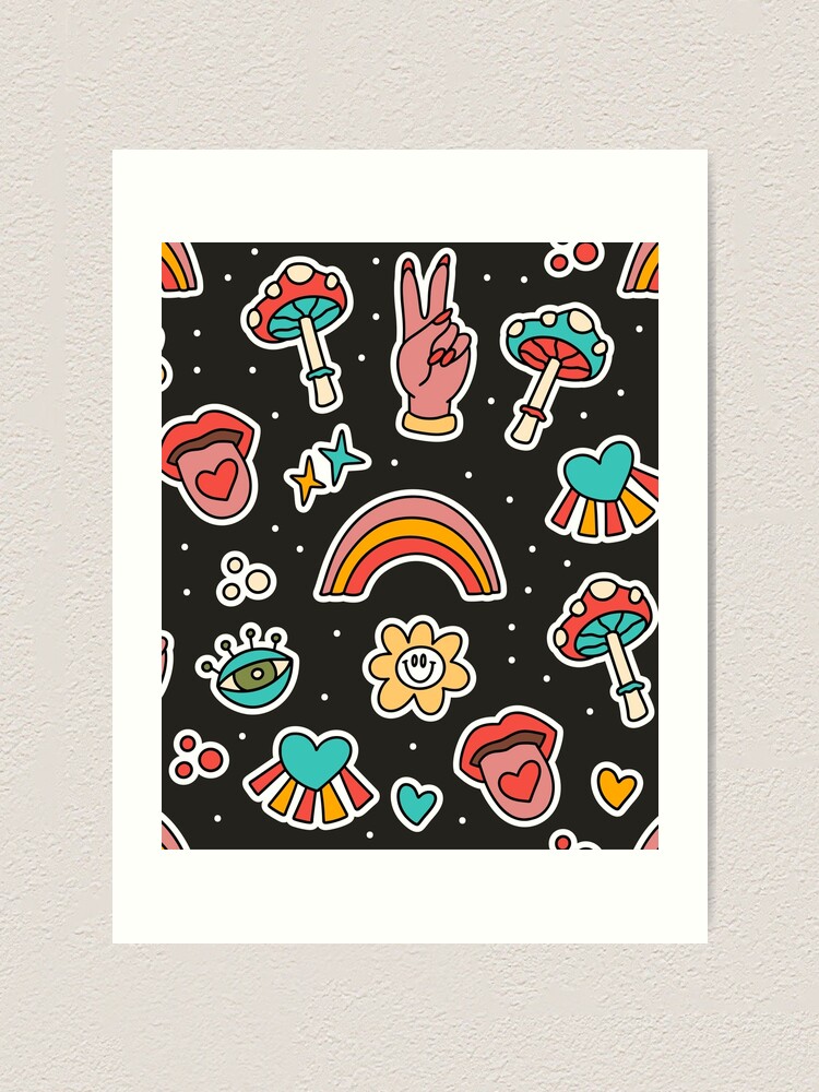 Thumbnail 1 von 3, Kunstdruck, Funky Pattern designt und verkauft von Funwaytrend.