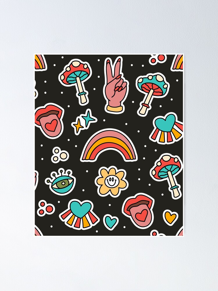 Thumbnail 1 von 3, Poster, Funky Pattern designt und verkauft von Funwaytrend.