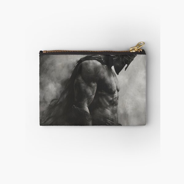 Item preview, Black and white charcoal sketch of a Roman gladiator designed and sold by dcrc.