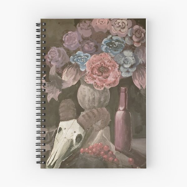 Item preview, Goat Skull and Flowers designed and sold by Amaryllis-Art.