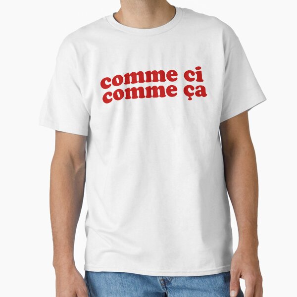 Vista previa del artículo con la obra «Comme Çi, Comme Ça - Expresiones francesas», diseñado y vendido por Francophile.