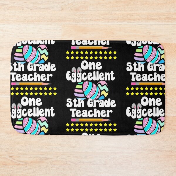 Item preview, One Eggcellent 5th Fifth Grade Teacher Happy Easter Hoppy Egg Bunny Tutor designed and sold by FlorenciaBliss.