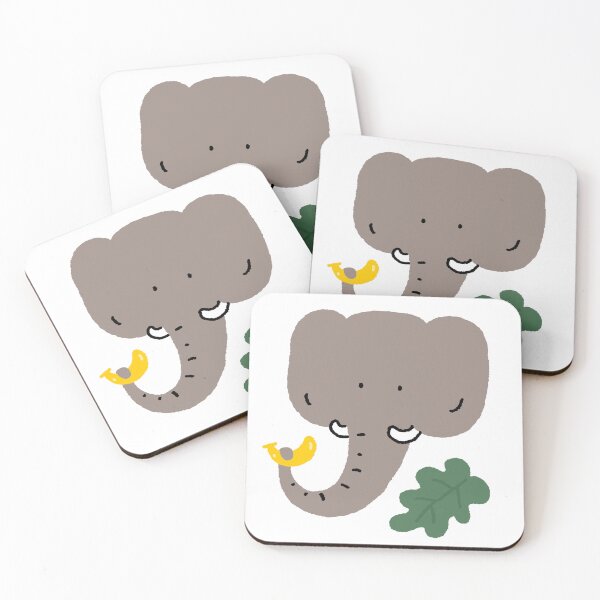 Item preview, Elephant character illustration designed and sold by pookapencil.
