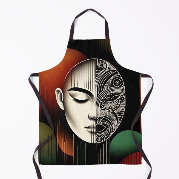 Item preview, Woman half Maori face designed and sold by Kiwiaroha.
