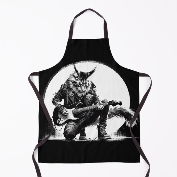 Item preview, Rockin’ Mouser - the Cat Rock Star designed and sold by Probably Fine Designs.
