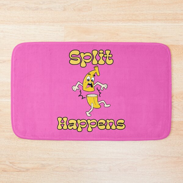 Item preview, Split Happens: Funny Banana Split in half Pun designed and sold by JoyOfHopeStore.