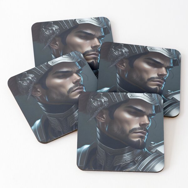 Item preview, Handsome man in battle suit designed and sold by Volcano17.