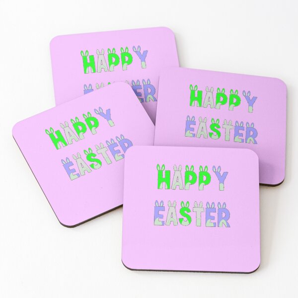 Item preview, Happy Easter on Pinkish Purple Background designed and sold by Victoria Rose.