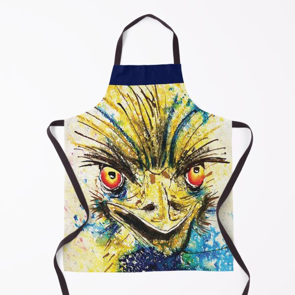Item preview, Kooky Kreatures 'Eddie: The Tan Emu' Caricature Print — Art by Paquita designed and sold by Art-by-Paquita.