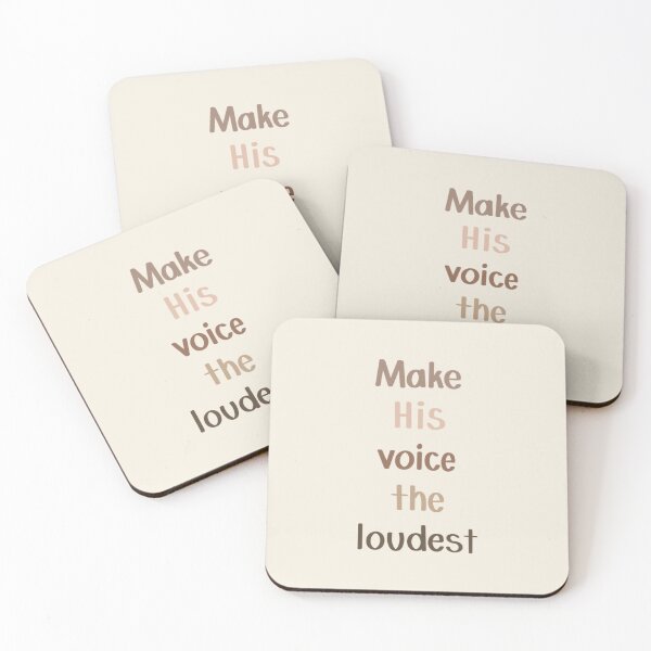 Item preview, Make His Voice the Loudest designed and sold by madebyhandesign.