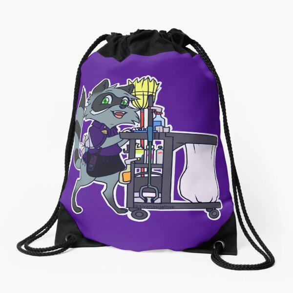 Item preview, Housekeeping Racoon designed and sold by EternalBlossom1.