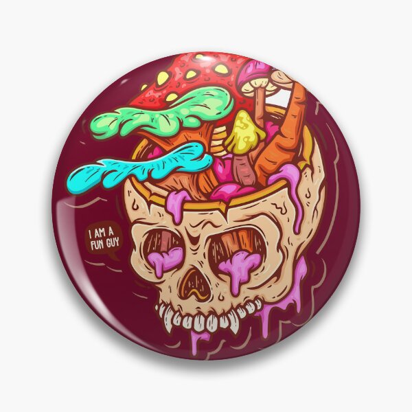 Item preview, Moldy Mushroom Skull designed and sold by The  Qash.
