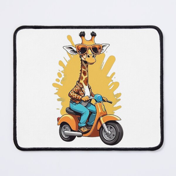 Item preview, Motorbike Riding Giraffe designed and sold by likbatonboot.