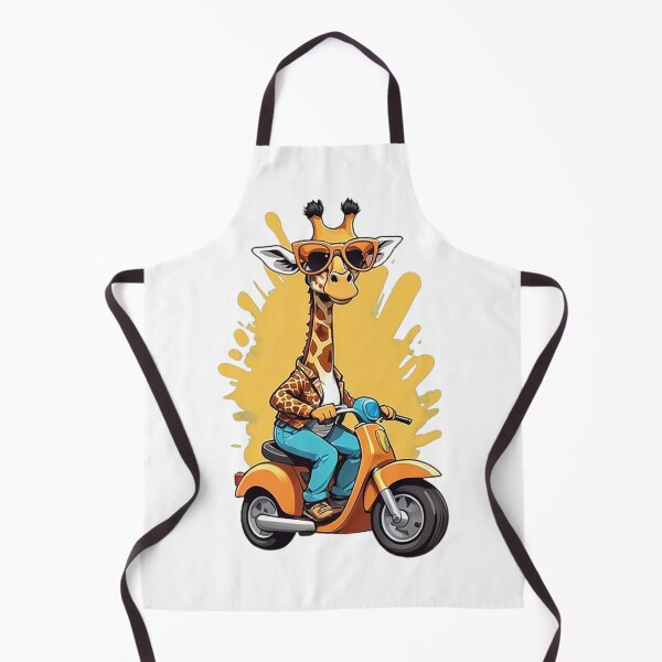 Item preview, Motorbike Riding Giraffe designed and sold by likbatonboot.