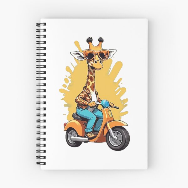Item preview, Motorbike Riding Giraffe designed and sold by likbatonboot.