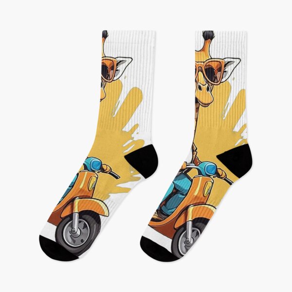 Item preview, Motorbike Riding Giraffe designed and sold by likbatonboot.