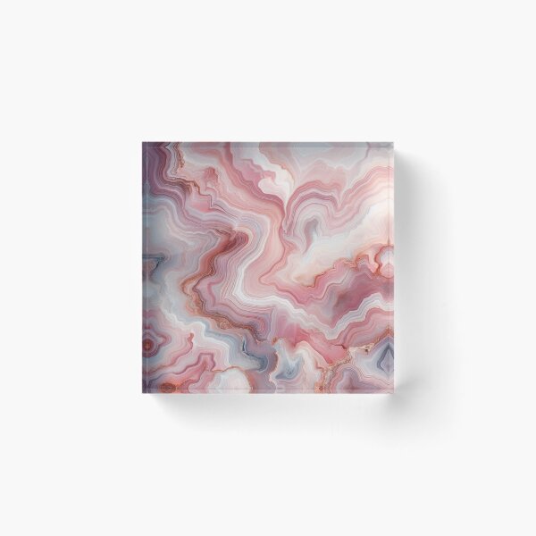Item preview,  Pink Rock Agate Mineral Crystals Pattern designed and sold by MandyLS24.