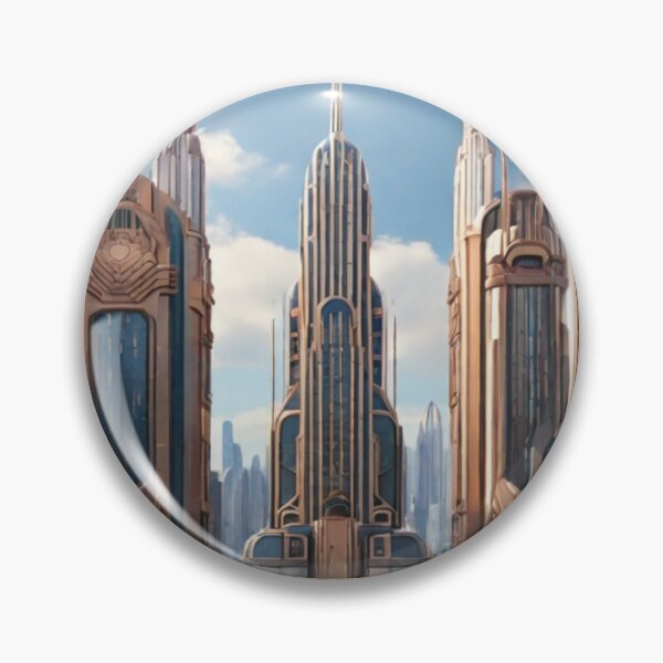 Item preview, Infinite Horizons: A Digital Ode to Retro-Futuristic Architecture designed and sold by Zaramodo.