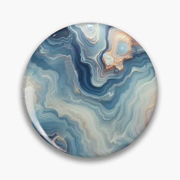 Item preview, Blue Teal Rock Agate Mineral Crystals Pattern designed and sold by MandyLS24.