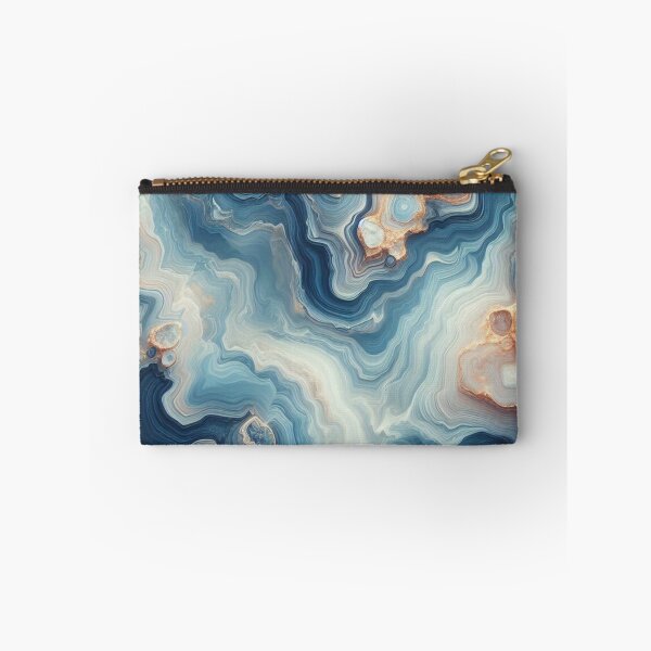 Item preview, Blue Teal Rock Agate Mineral Crystals Pattern designed and sold by MandyLS24.